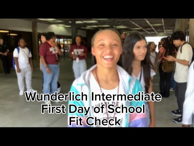 Wunderlich Intermediate First Day of School Fit Check‼️🔥🎥 