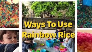 Ways to use rainbow rice EduZone Saida