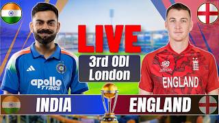 🔴LIVE: India vs England ,3rd ODI | Live Cricket Match Today | IND vs ENG Live screenshot 1