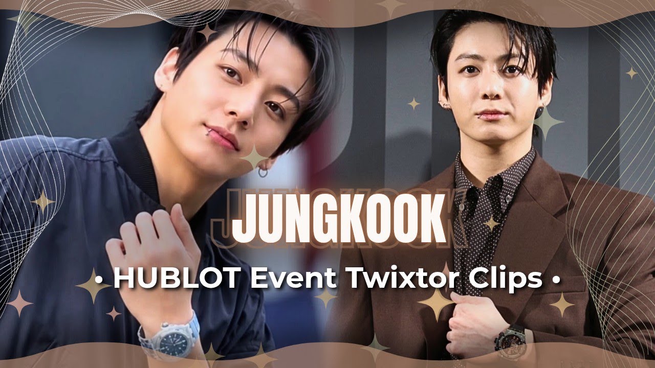 JUNGKOOK HUBLOT EVENT JAPAN TWIXTOR CLIPS | JUNGKOOK HUBLOT EVENT CLIPS FOR EDITS 