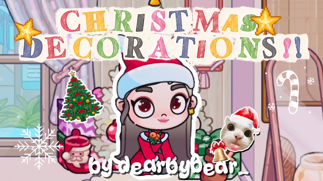 🎄 Let’s Decorate for Christmas | Cute Holiday home Makeover 🎁 • Avatar World Game 