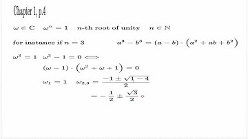 Lecture 2 Part 1 - Root of Unity (ex-3, page-4)