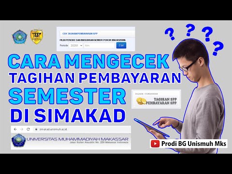 Cara Mengecek Tagihan Pembayaran di SIMAK Unismuh Makassar