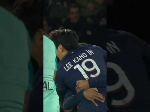 First goal for Lee Kang-In in #Ligue1! 🤩⚽️ #psg #goals