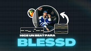 HICE UN BEAT DE TRAP TIPO  BLESSD (VISAJE) 🔵 | FL Studio