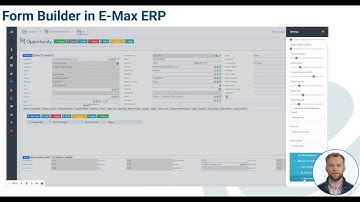 E-Max ERP Form Builder: How to Customise Your Screen Layout