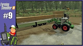 FS19 Slovak Village #9 - Cutting Trees & Stacking Boards