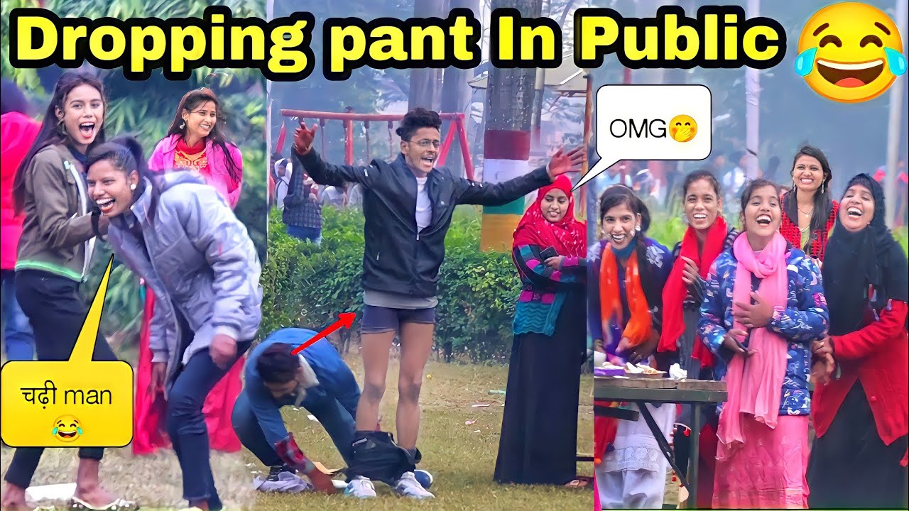 ⁣Dropping Pant In Public ?|| with Twist || Epic Reaction [ Prank In India ] RitikJaiswal 2022 special