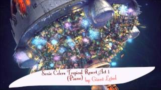 Sonic Colors Tropical Resort Act 1 Piano