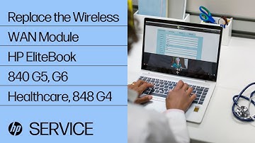 Replace the Wireless WAN Module | HP EliteBook 840 G5, G6 Healthcare, 848 G4 | HP