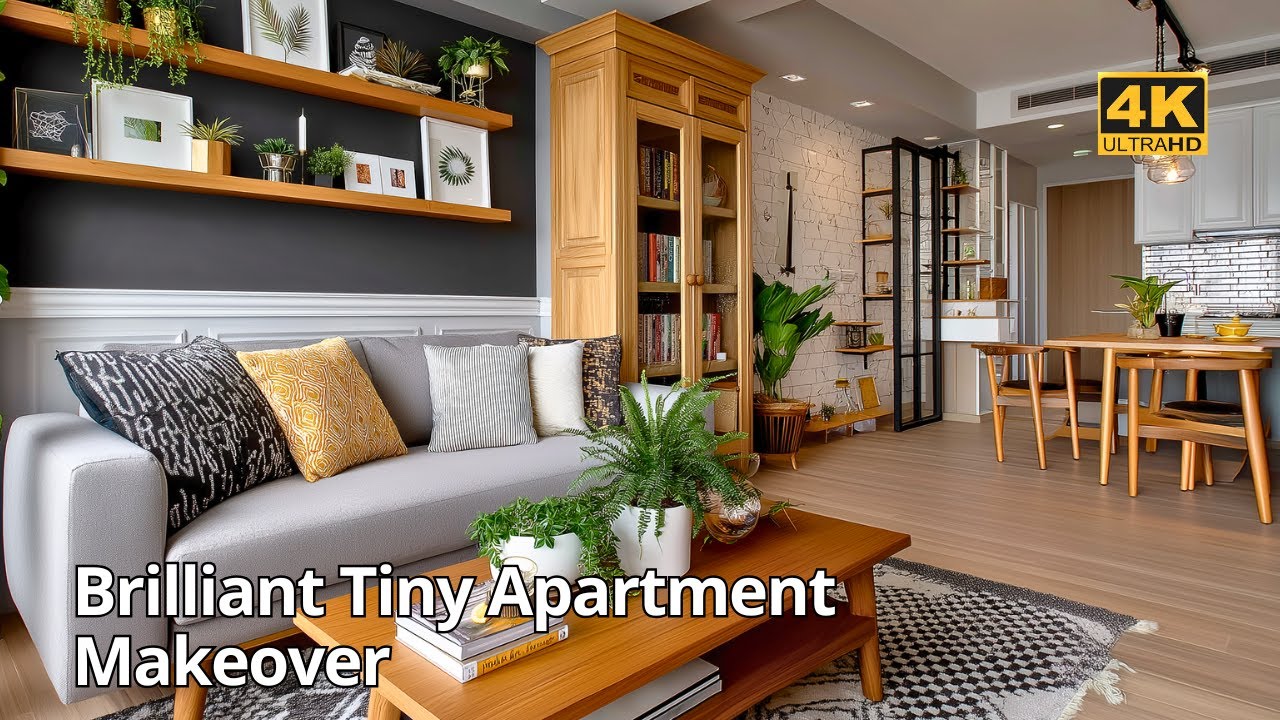 Brilliant Tiny Apartment Makeover: DIY Vintage & Modern Decor Tips ... - Mini Apartment Decor Blog