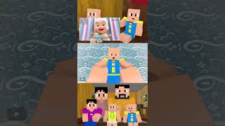 Upin Ipin Mimpi Mak Abah Minecraft Animation