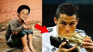 من طفل فقير إلى أفضل لاعب في العالم.. قصة نجاح كريستيانو رونالدو !!