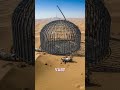 making luxury desert Dome house with glass panel #build #construction #house #builder