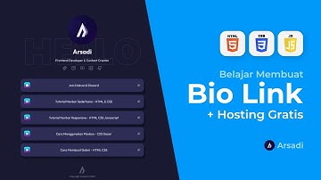 Membuat Bio Link (+ Hosting Gratis) - HTML CSS Javascript