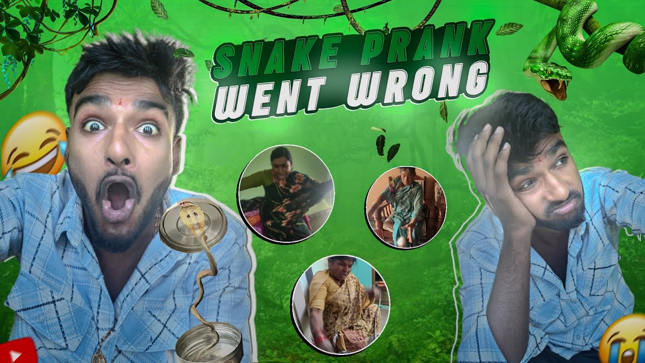 SNAKE 🐍 PRANK gone wrong😵😵‍💫... don't miss last 🤣😅 last comedy . wtch full 🤣.. full comedy 🤣😅🤣