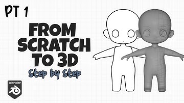 How to Make a Chibi Base Mesh in Blender – Part 1: 3D Modeling from Scratch