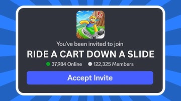 How to Join Ride A Cart Down A Slide Discord Server (RACDAS)
