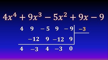 Regla de Ruffini, Muy fácil desde CERO