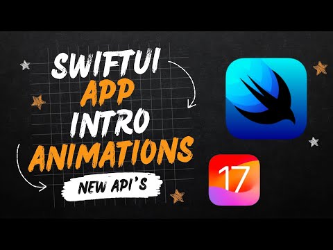 SwiftUI App Intro Animation's - iOS 17 - WWDC 2023