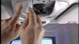 Overhead console removal W163