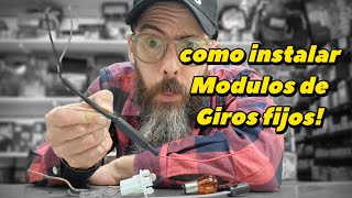 Tutorial básico como instalar un modulo de giros fijos para autos