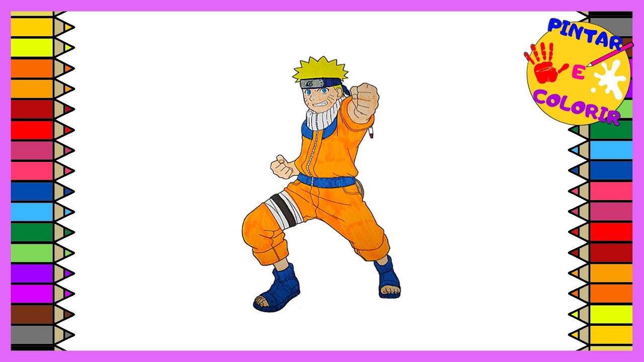 Desenho REVERSE de Naruto