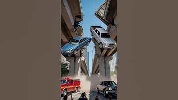 Flyover Collapse Caught on Camera🚗🔥 #viralvideo #trendingvideo #shorts