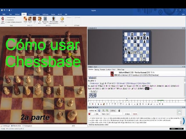 Tutorial CHESSBASE la función mas importante al estudiar ajedrez 