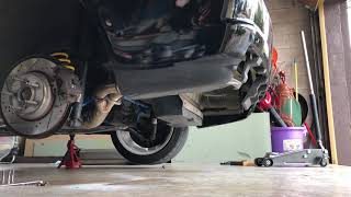 E46 M3 catless headers open xpipe no muffler cold start revs