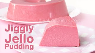 Jiggly Jello Pudding No-Bake Easy Diy Jelly Dessert Fun Yummy And Delicious Baking Cherry