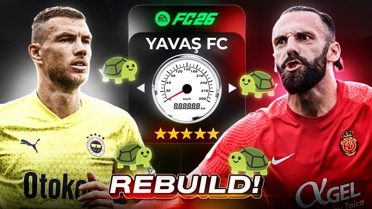 DÜNYANIN EN YAVAŞ TAKIMINI KURDUM 🐢🐢 ŞAMPİYON OLMAYA ÇALIŞTIM YAVAŞ FC | FC 26 REBUILD