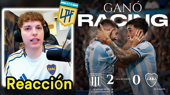 DAVOO XENEIZE REACCIONA A RACING 2 BOCA 0