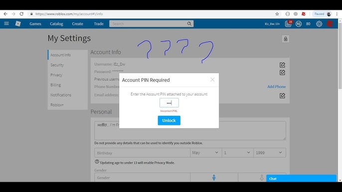 How To Reset Your Account Pin on Roblox in 2023! 