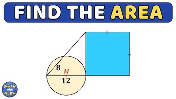 calculate the blue area | circle area | square area
