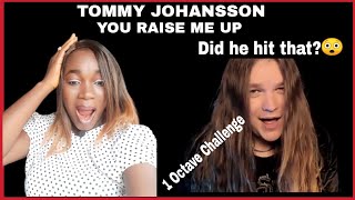 Vocal Coach Reacts to TOMMY JOHANSSON - You raise me up (1-octave challenge)/ first time listening