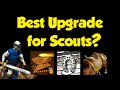 Which is the Best Upgrade for Scouts in Feudal Age?