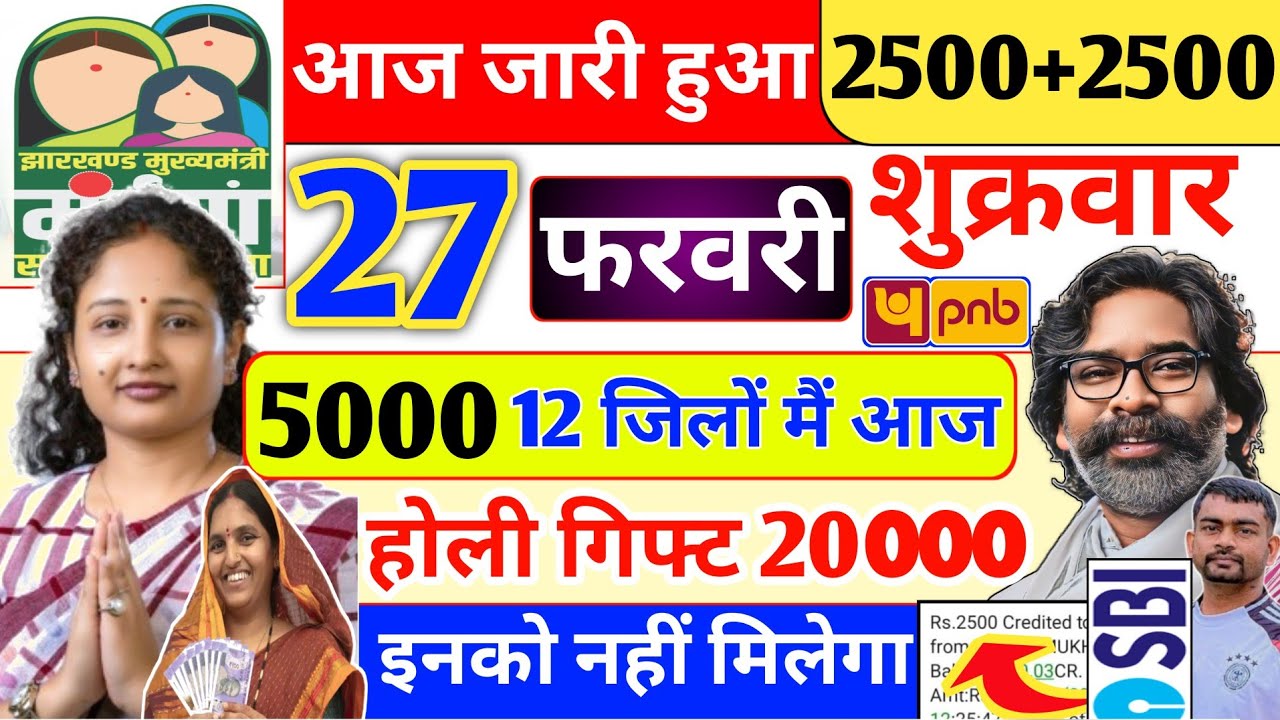 27 फरवरी नया बजट 2026~आज से 2500+20000 🎁 maiya yojana ka paisa kab milega ||  maiya yojana 18 kist✅