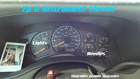 Tahoe Build {Ep 6 Upgrading my instrument cluster}