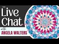 Quilting an epp quilt   live chat with angela walters