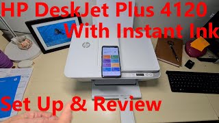 HP DeskJet Plus 4120 Printer Review & Setup screenshot 4