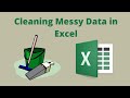 How to clean messy data in Excel