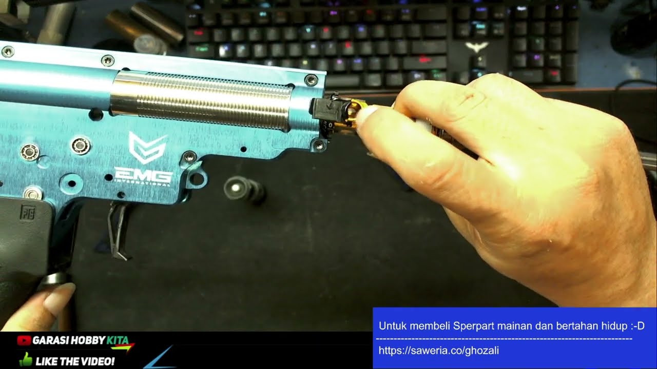 Upgrade (2) - EMG x Retro Arms CZ Billet CNC 8mm Ver.2 Gearbox GATE TITAN ADVANCE and Warhead Motor