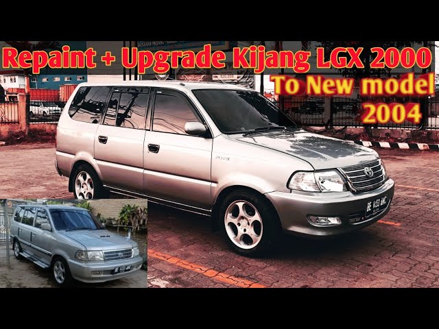 Cat ulang dan upgrade kijang lgx 2000 ke new model 2004 #bodyrepair #kijangmodifikasi class=