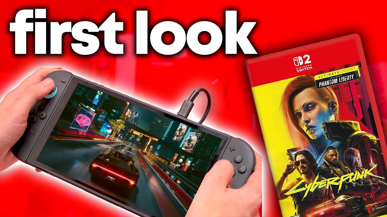 CYBERPUNK 2077 ON SWITCH 2 LOOKS AMAZING! - YouTube