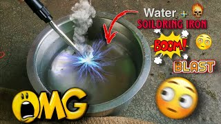 What happens if you put a hot soldering iron in water?|| क्या होगा अगर हम एक गर्म||🔥🥵#viral