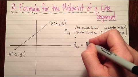 The midpoint formula