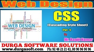 Web Design | CSS  (Cascading Style Sheet) Part - 1 by Rajith Kumar