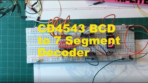 CD4543 7-Segment Latch/Decoder/Driver IC