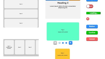 Axure UI widgets library